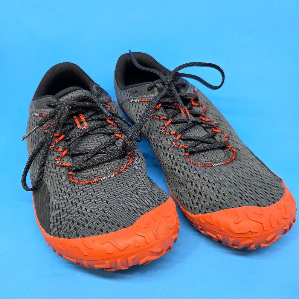 Merrell Vapor Glove Mens Gray Minimalist Trail Running Shoes Size US 12 EUR 48